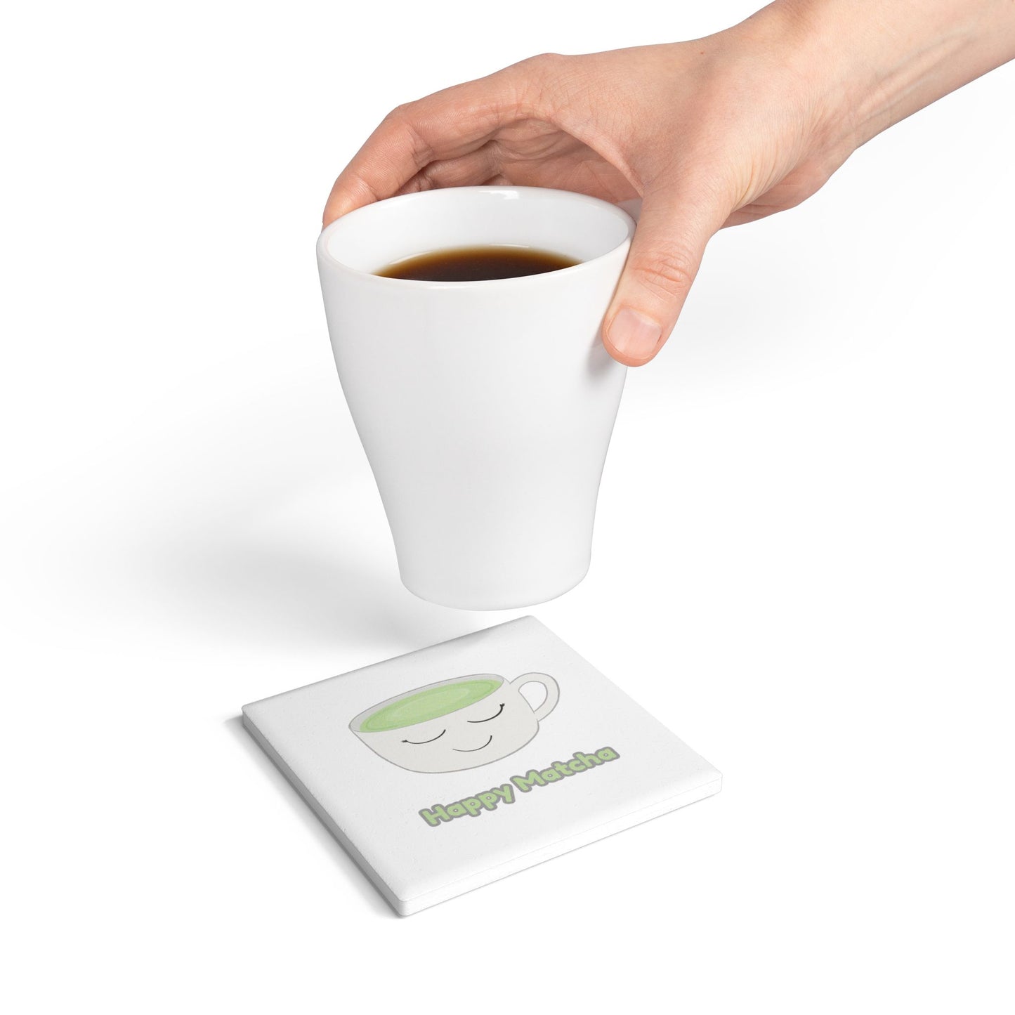 Happy Matcha Coaster