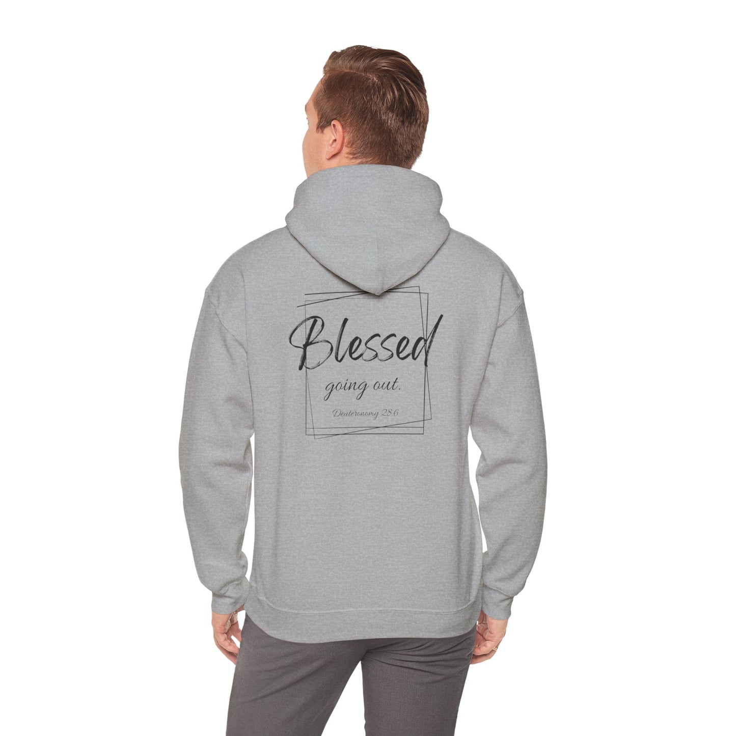 Blessed Going In, Blessed Going Out - Unisex Hooded Sweatshirt