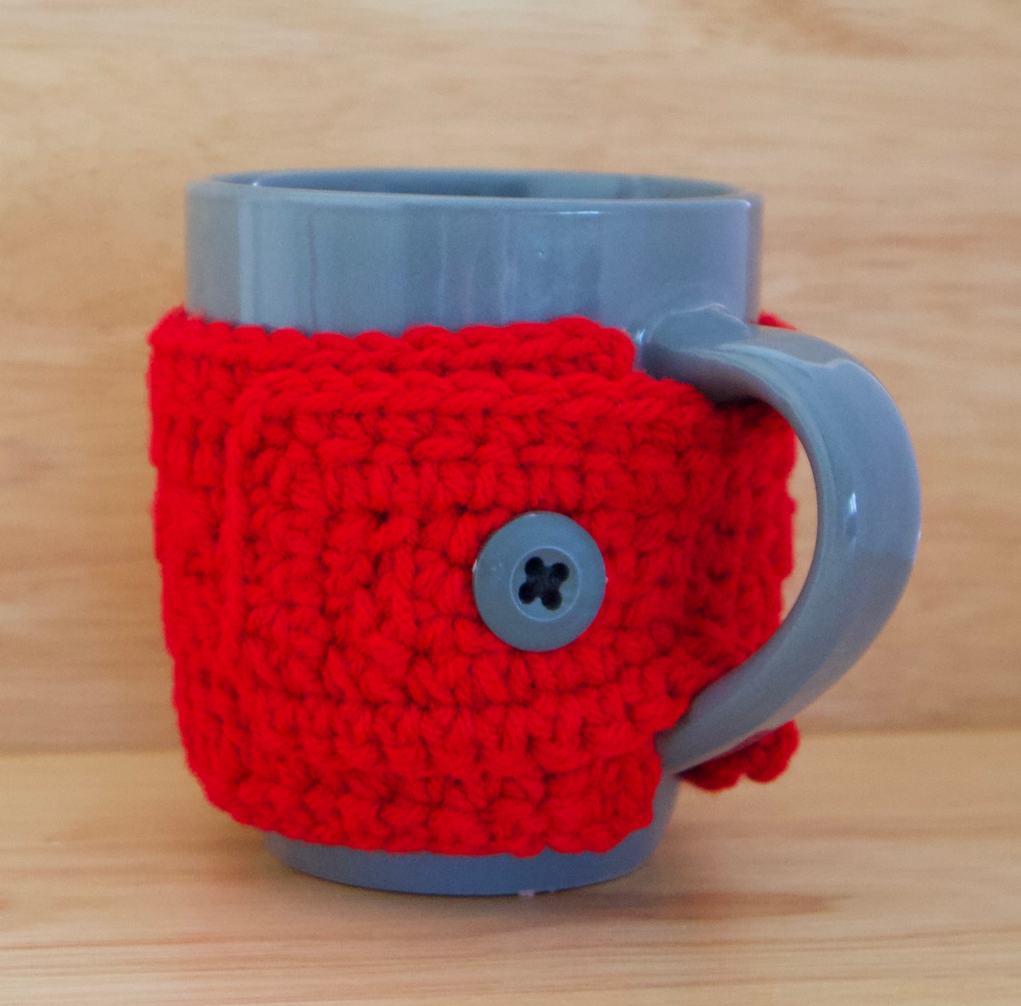 Mug & Cozy - Mug - Gray w/ Red Cozy