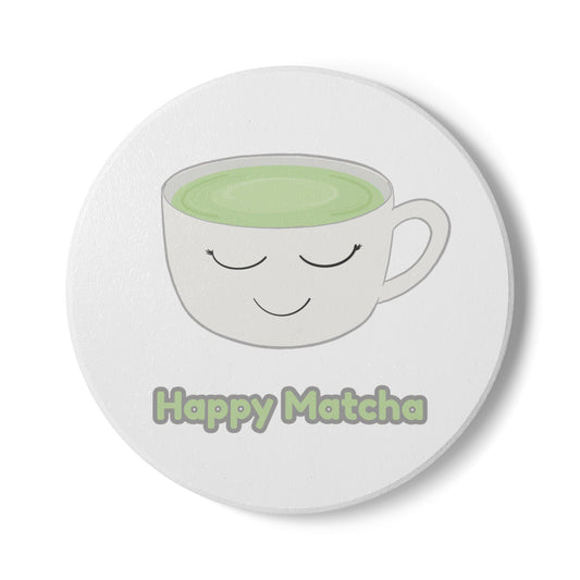 Happy Matcha Coaster