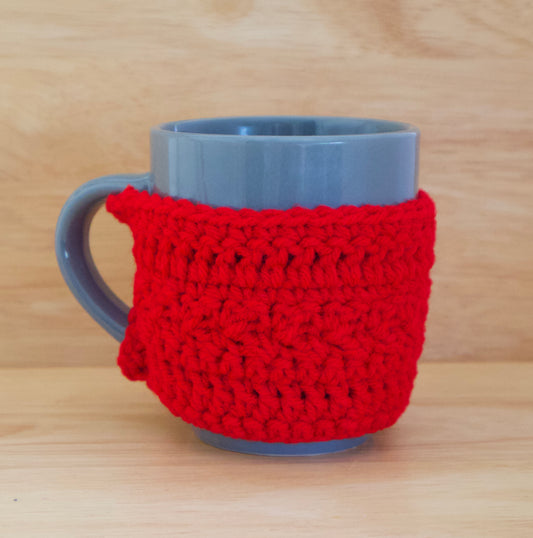 Mug & Cozy - Mug - Gray w/ Red Cozy