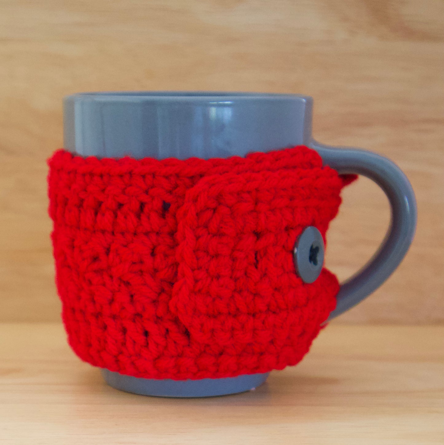 Mug & Cozy - Mug - Gray w/ Red Cozy