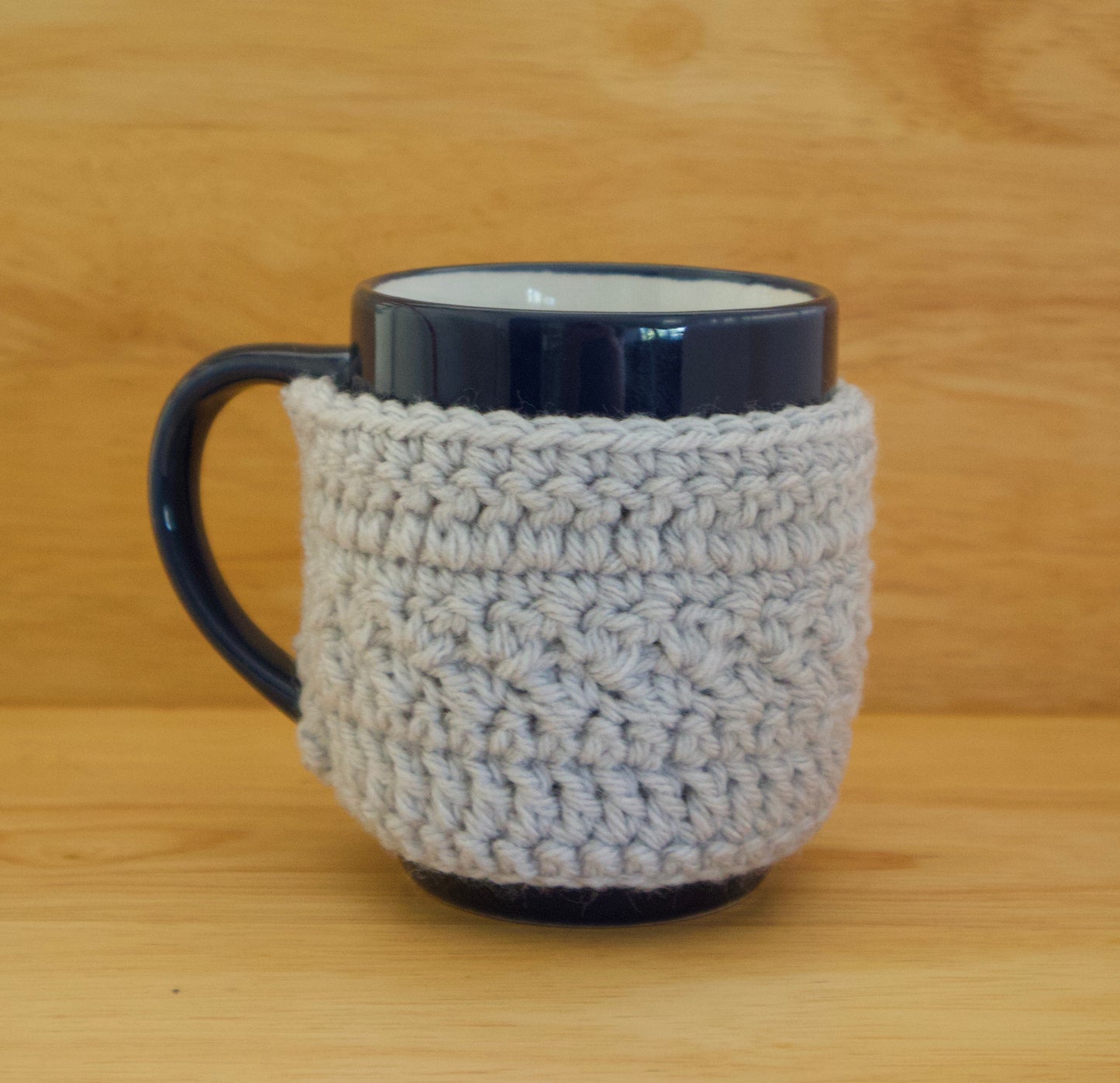 Mug & Cozy - Mug - Dark Blue w/ Light Gray Cozy